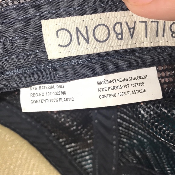 Billabong Grey SnapBack Hat Cap - Picture 6 of 7